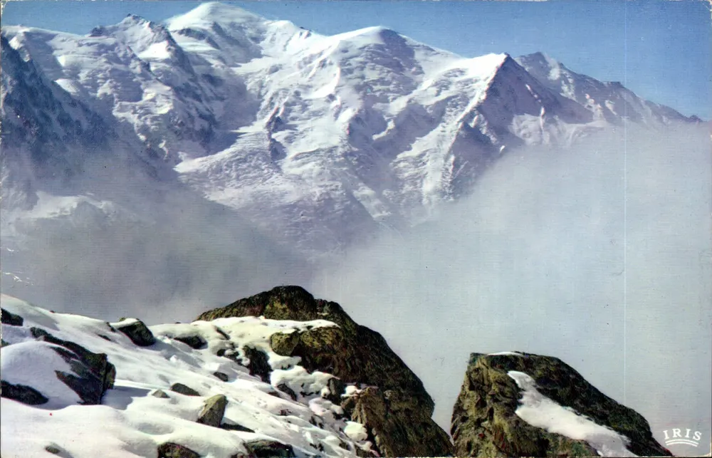Mont Blanc — Aussicht von der Flégère — IRIS - Vorderseite