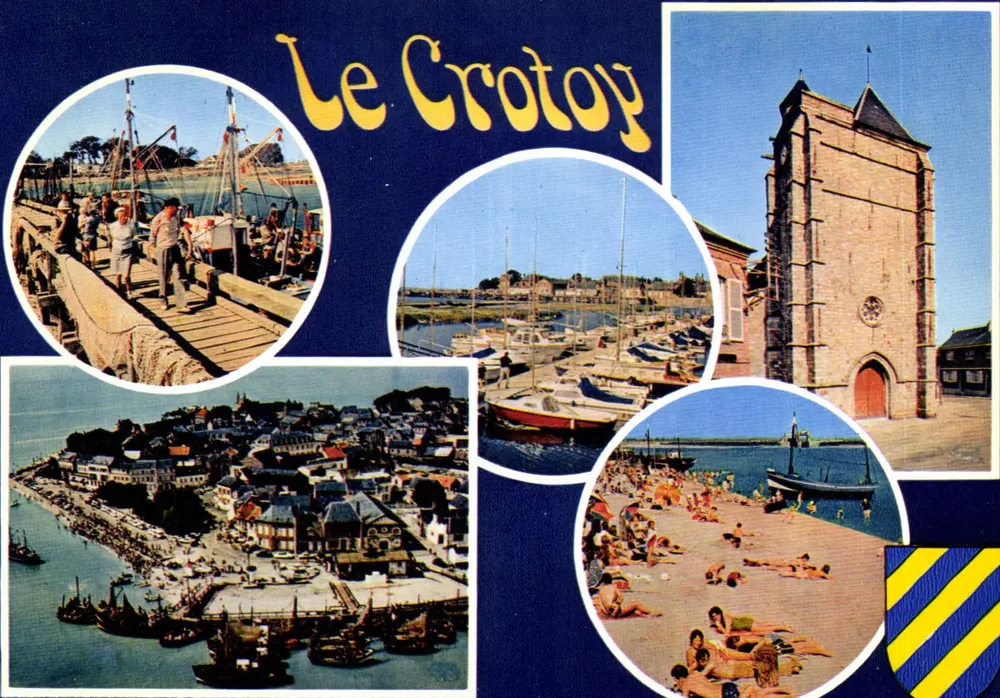 Le Crotoy — Panoramablick und Sehenswürdigkeiten — Imprimerie Combier, Nr. 30-000 - Vorderseite