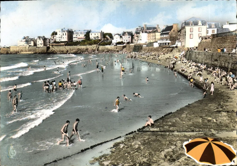 Der Strand und der Punkt Rochebonne — St-Malo — Les Tirages Modernes, n°27 - Vorderseite