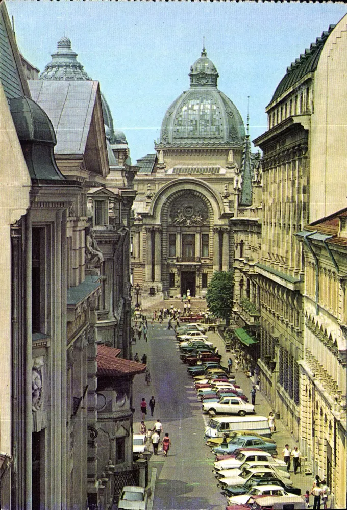 Bucarest — Rua Stavropoleos — C.P.C.S. - Frente