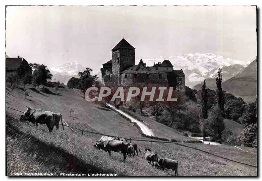 Schloss Vaduz — Principado do Liechtenstein — Elektra-Verlag - Frente