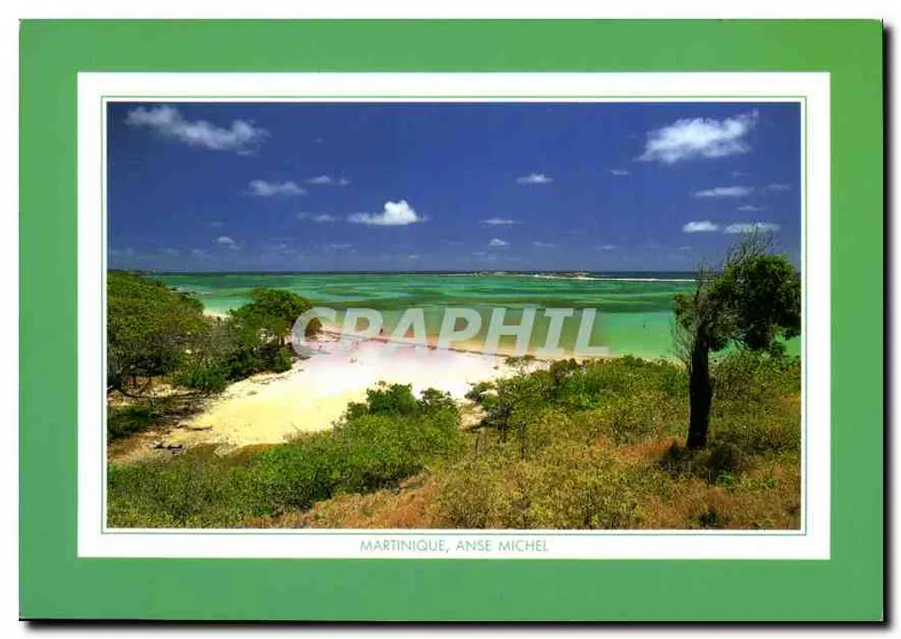 Martinique, Anse Michel — vista panorâmica — Graphphil - Frente
