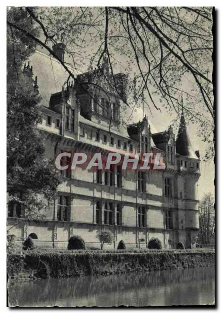 Azay-le-Rideau — Castelo e seu espelho no rio Indre — Foto Sylvain Knech - Frente