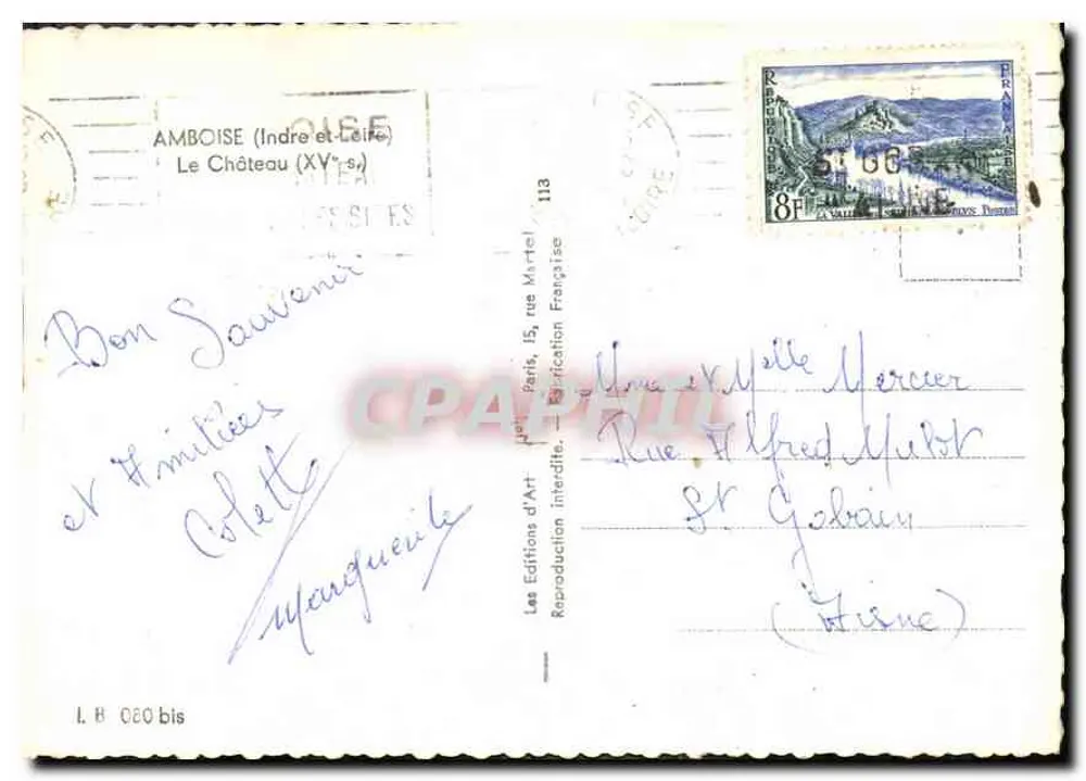Amboise — O Castelo (século XV) — Les Éditions d'Art - Verso