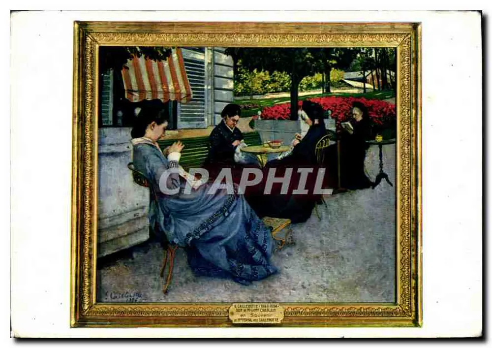 Mulheres no café — S. Caillebotte — editor S. Caillebotte, n° 8 - Frente