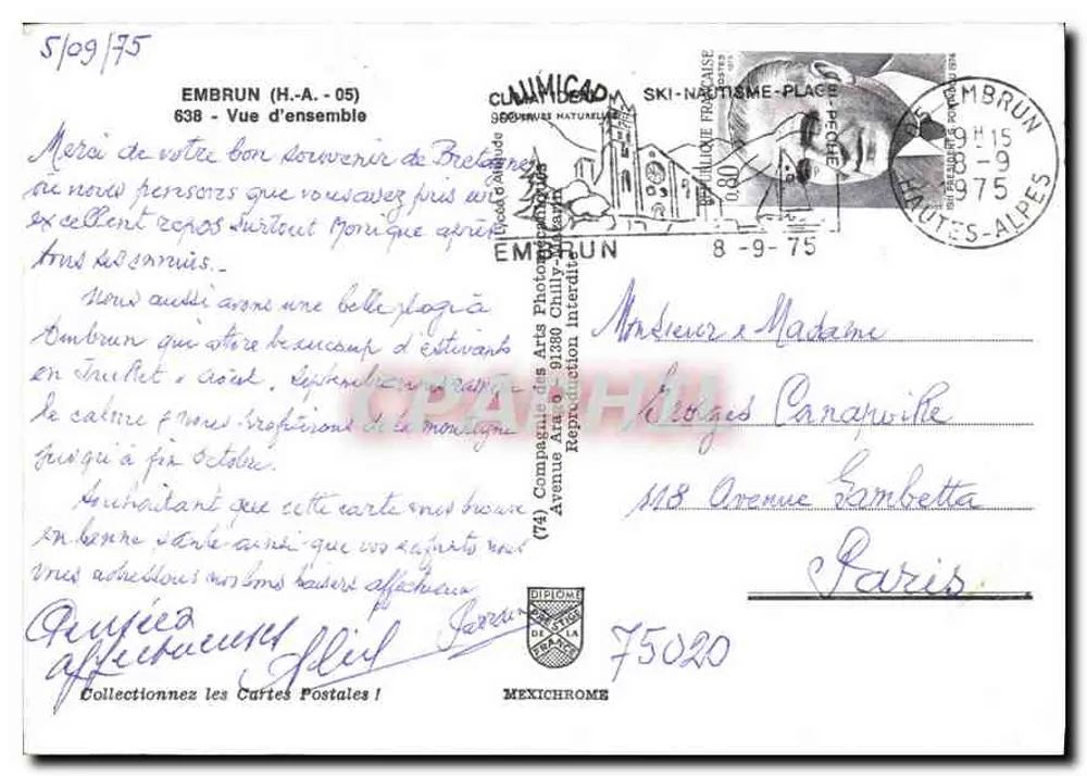 Embrun (H.-A.) — Vista geral — IRIS - Verso