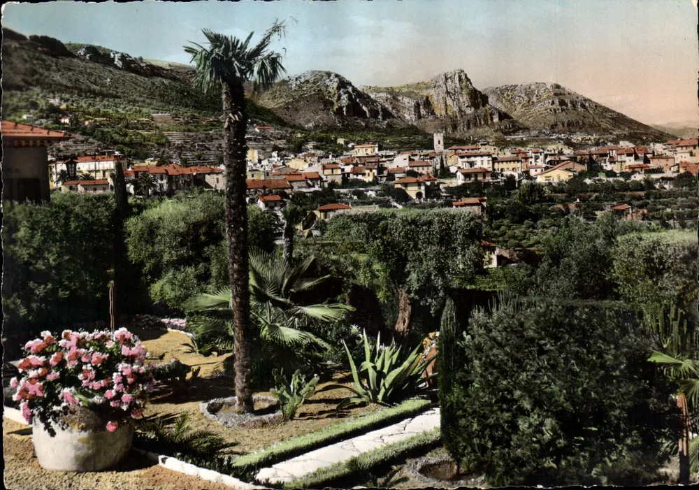 Vence-la-Jolie (A.M.) — Allgemeiner Blick zwischen den Blumen — L. CHILETTA - Vorderseite