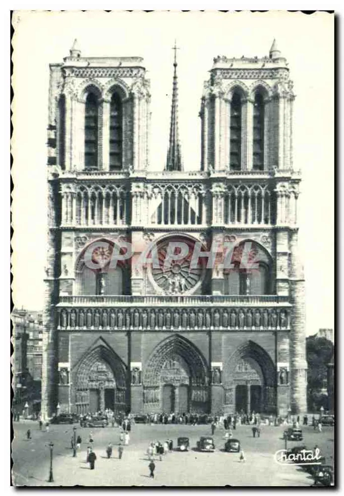Notre-Dame de Paris — fachada — Éditions Chantal, n°52 - Frente