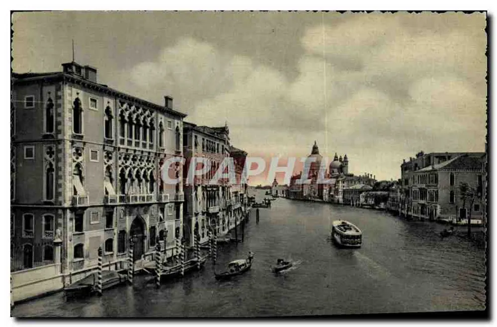 Veneza - Grand Canal e Palazzo Franchetti — Ed. Borgogni Stefano - Veneza - Frente