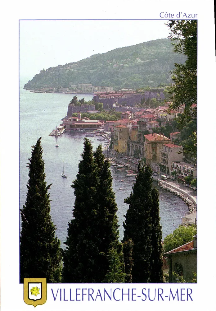 Villefranche-sur-Mer — Côte d'Azur — Éditions Photoguy - Frente