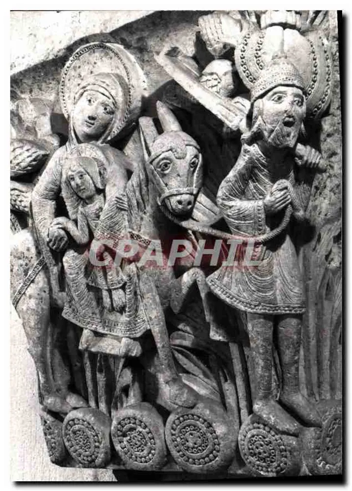Flucht nach Ägypten — Autun, Kathedrale Saint-Lazare — 12. Jahrhundert - Vorderseite