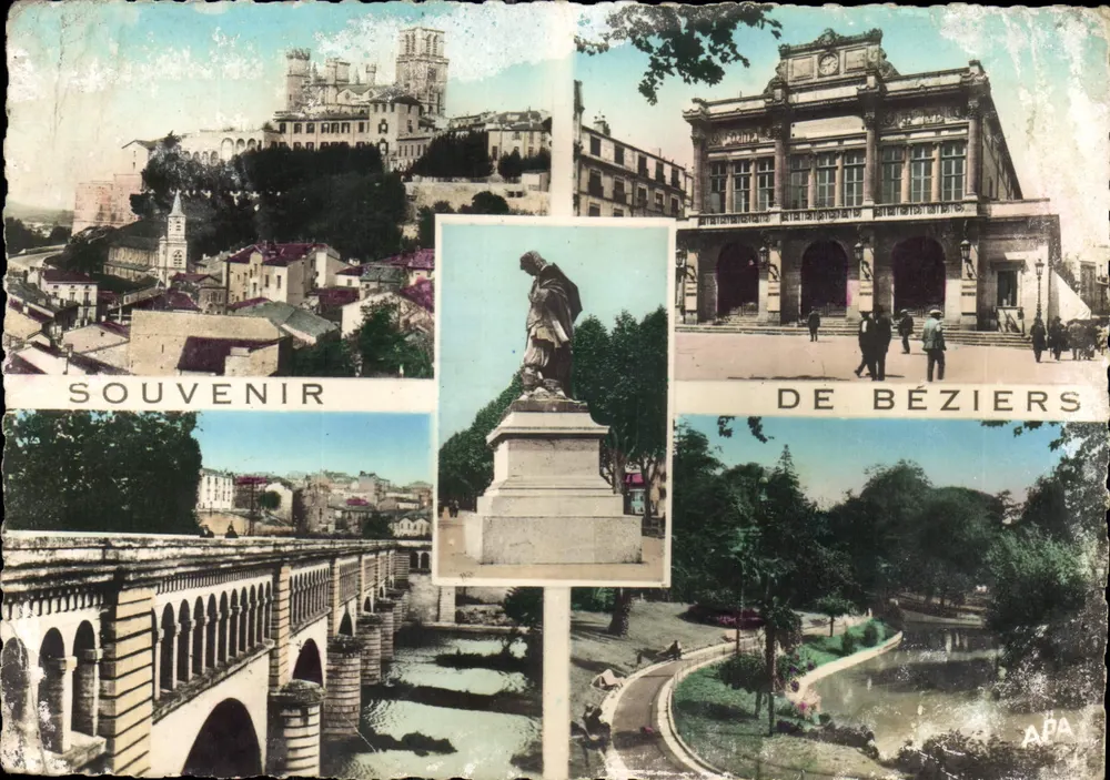 Béziers — Lembrança de Béziers — APA - Frente