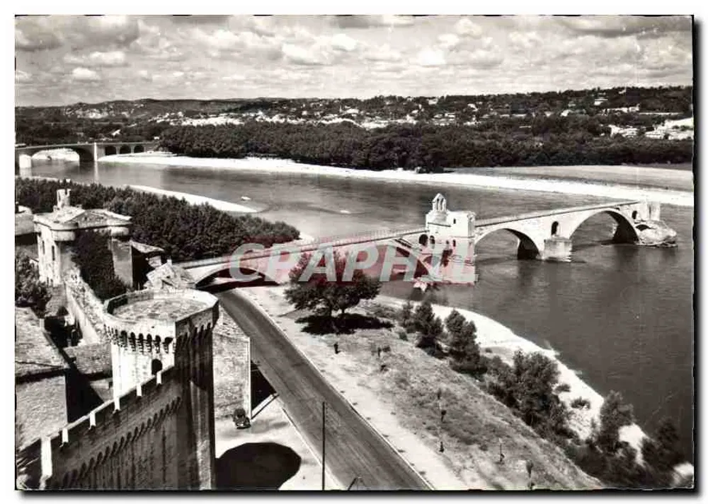 Ponte Saint-Bénézet — Avignon — Edições Francesas de Turismo - Frente
