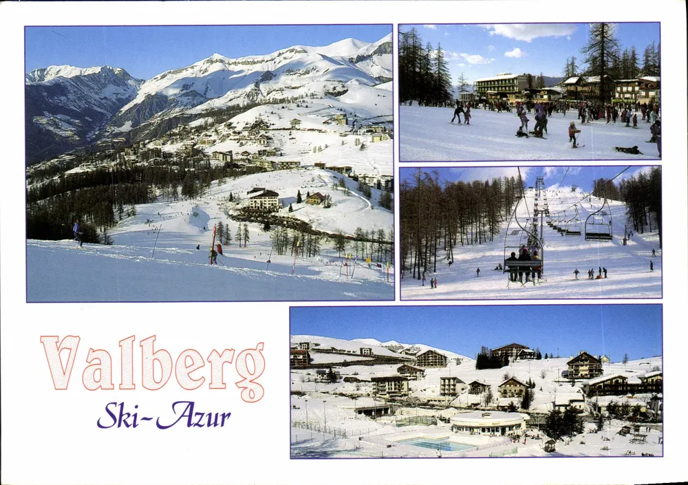 Valberge Ski-Azur — Estação de esqui — Éditions Photoguy - Frente