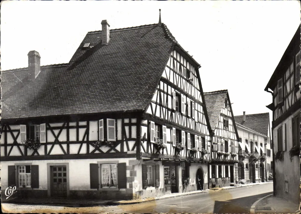 Kientzheim (Hoog-Rijn) — Huis Rittmann — uitgever Réal Photo - Voorkant