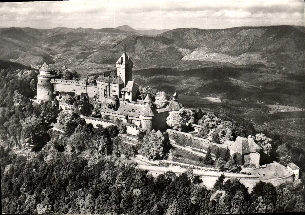 Schloss Haut-Kœnigsbourg — (Bas-Rhin) — Cliché Carabín - Straßburg - Vorderseite
