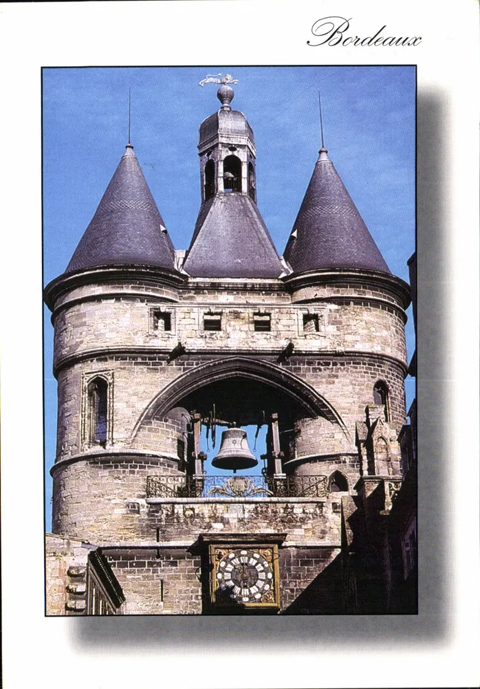 Porta dos séculos XIII e XV — Bordeaux — Editor: ELCE - COMPA-CARTERIE - Frente