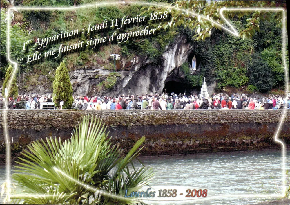 Lourdes — 150º aniversário das aparições — editor C 771 - Frente