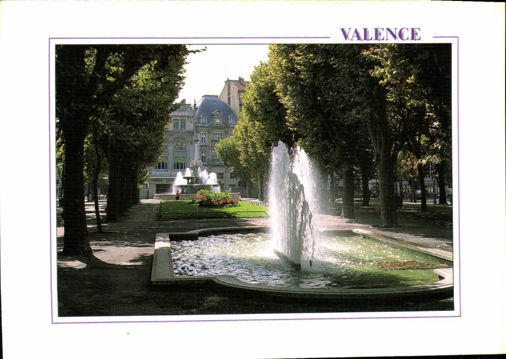 Valence — Fontaines der Boulevards — Editions France-Arts Grenoble - Vorderseite