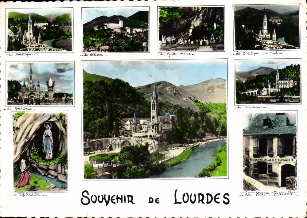 Lourdes — Lembrete de Lourdes — Editor desconhecido, número de série não visível - Frente