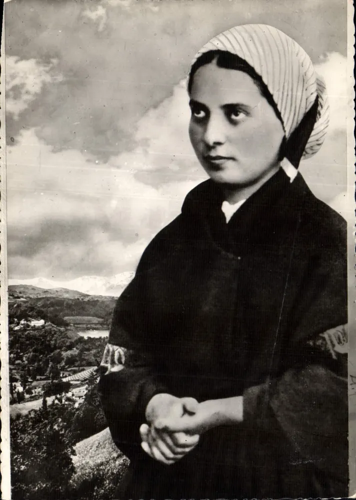 St. Bernadette Soubirous — authentisches Portrait — Edition QUINAULT, Lourdes, n° 1071 - Vorderseite