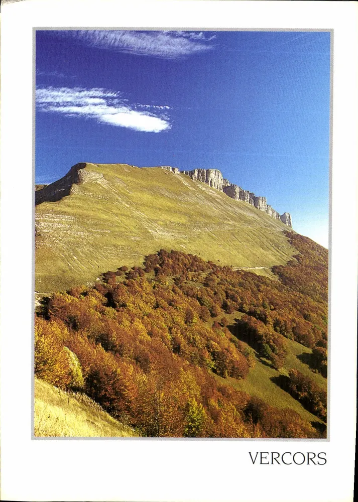 Vercors — Berg in de herfst — Foto F. Da Costa - Voorkant