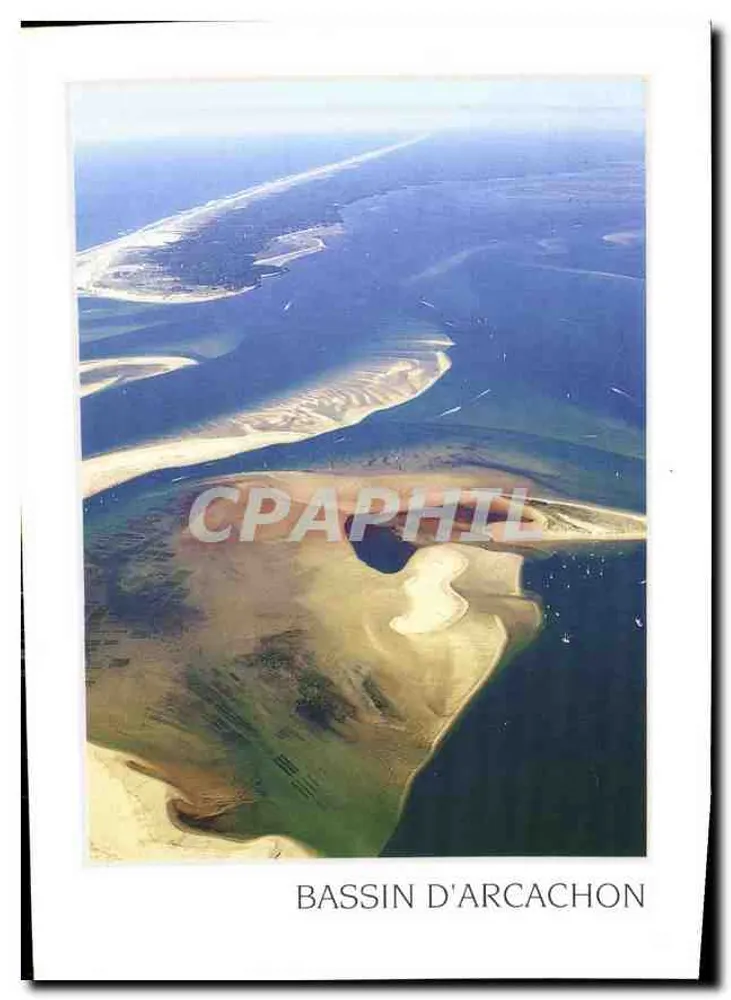 Bassins d'Arcachon — vista aérea — Edições C.P.A.P.H.I.L. n°277 - Frente
