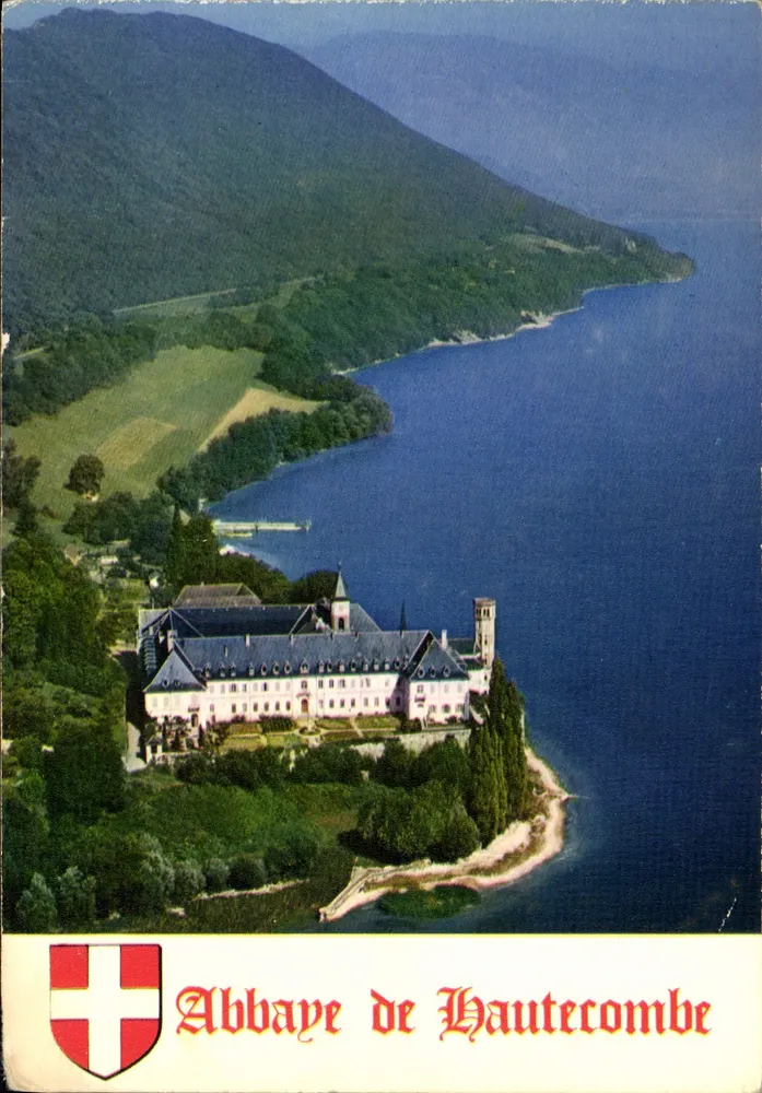 Abbaye de Haute-combe — Luftbild — Éditions JANSOLI, n° 4310 - Vorderseite