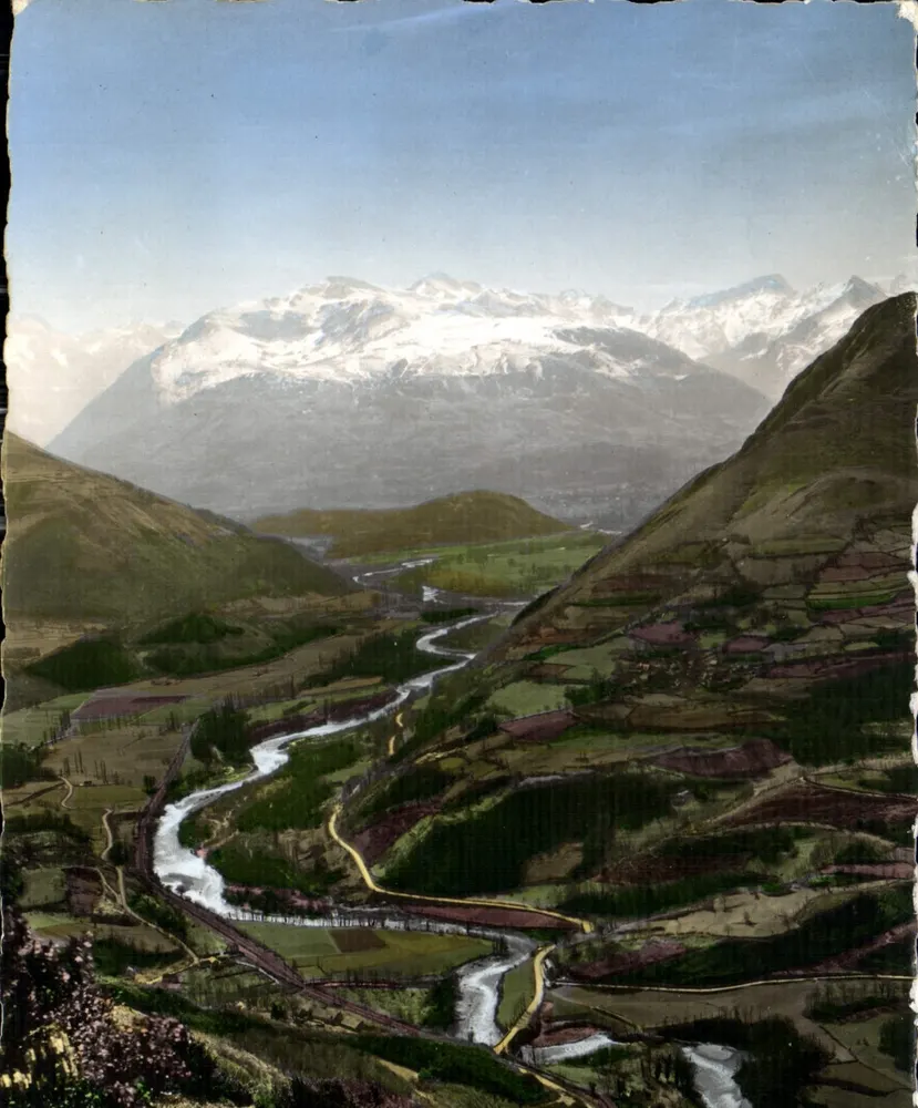 Die Tal von Argelès vom Pic du Jar aus gesehen — Die Pyrenäen — RELEA Nice Edition - Vorderseite