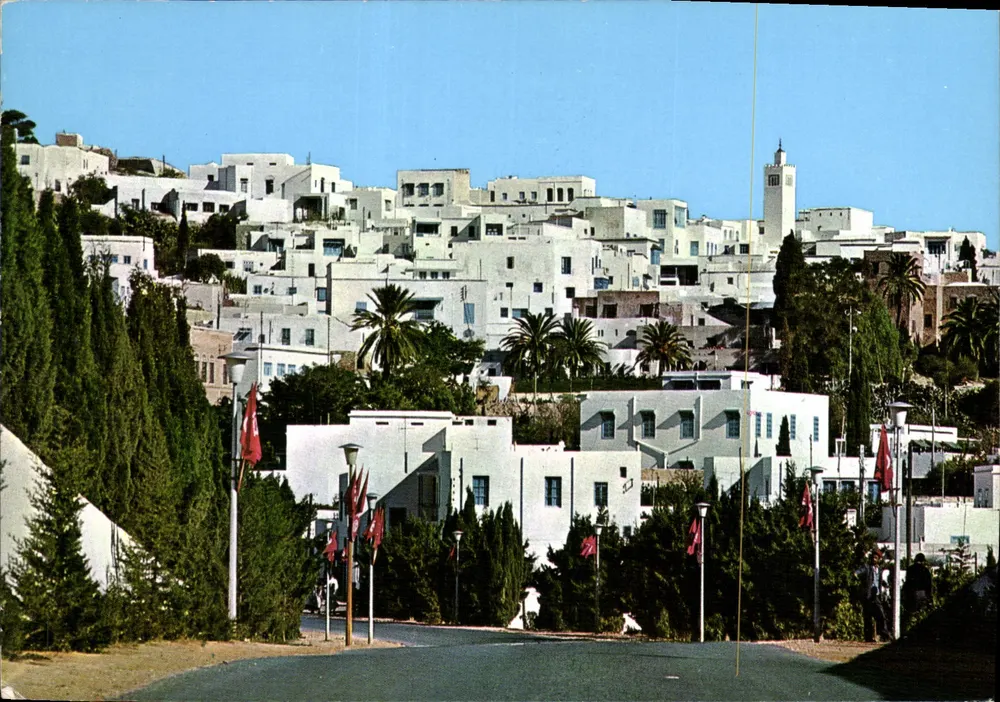 Sidi Bou Said — Vista panorâmica — Kahia, n° 1660 - Frente