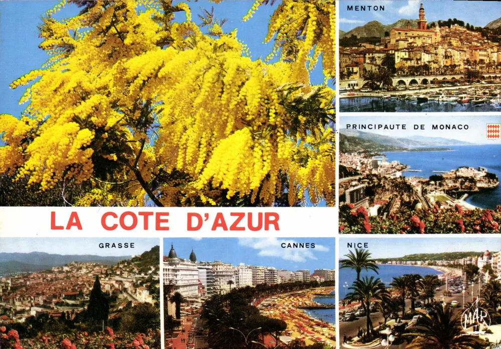 De Kust van Azur — Grasse, Cannes, Menton, Monaco, Nice — Uitgaven MAR - Voorkant