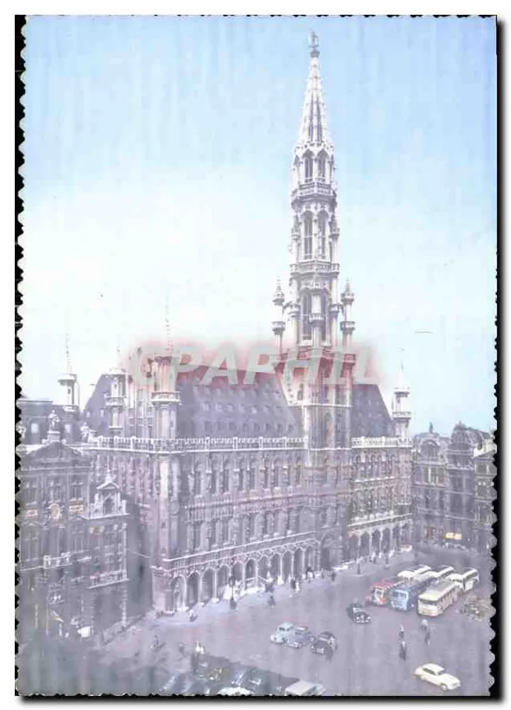 Brüssel - Grand Place, Rathaus — n° 6/153 - Vorderseite