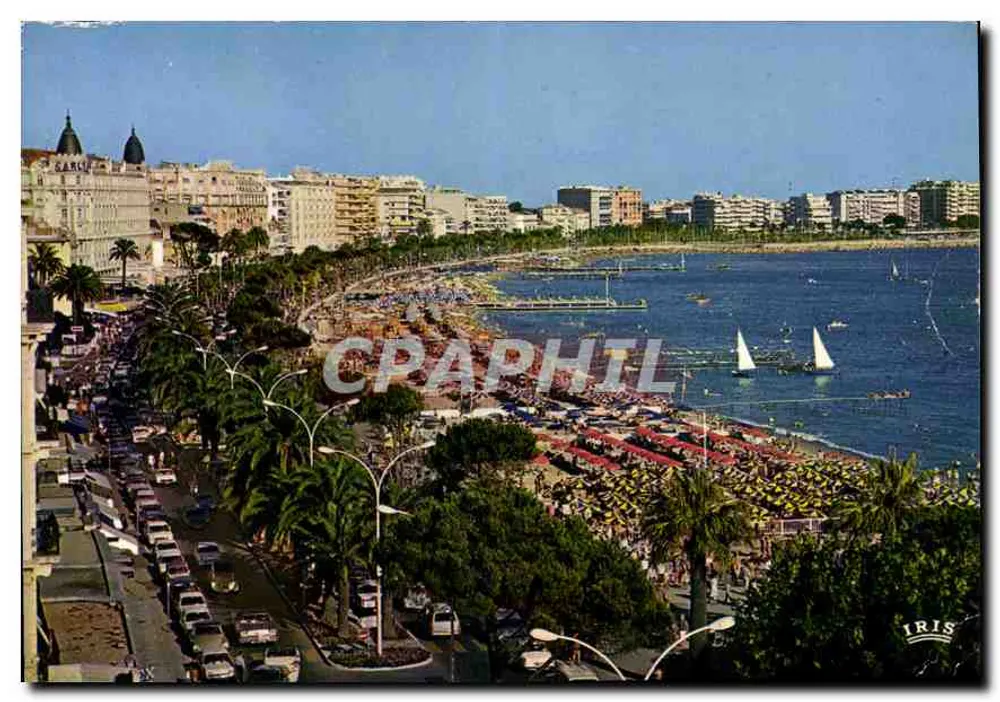 Cannes — Panoramablick auf die Croisette — Éditions IRIS - Vorderseite