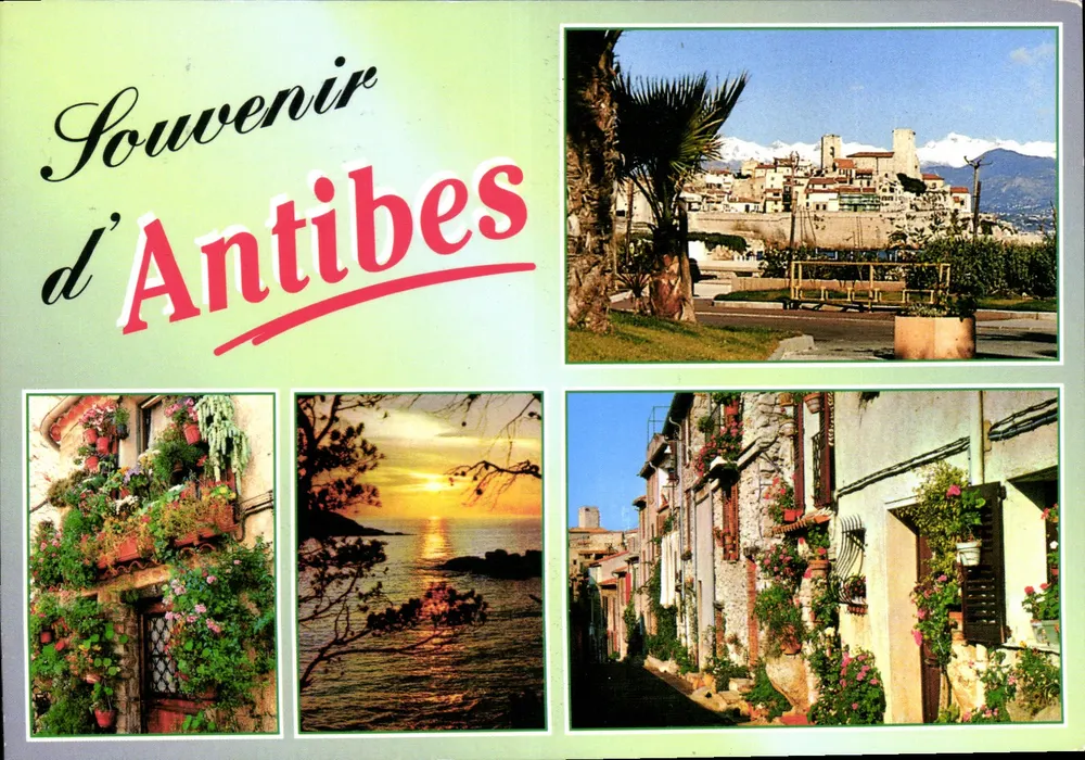 Antibes — Ricordo di Antibes — Edizioni della Costa Azzurra - Recto