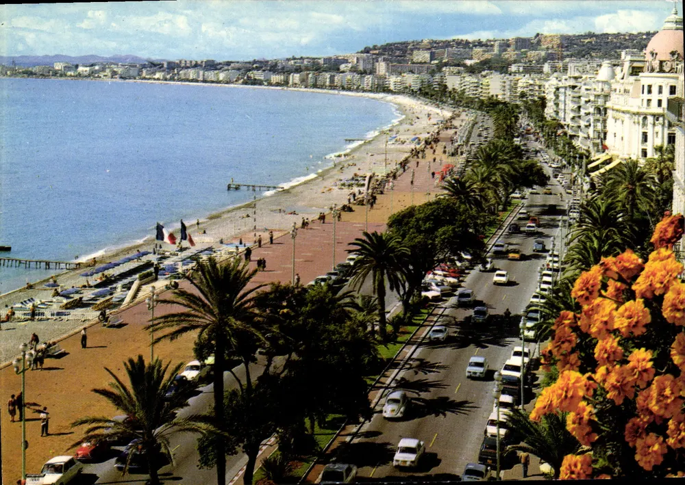 Nice - Promenade des Anglais - Die Strände — Éd. A. Rion, 115 Bd St Lambert, 06000 Nice - Vorderseite