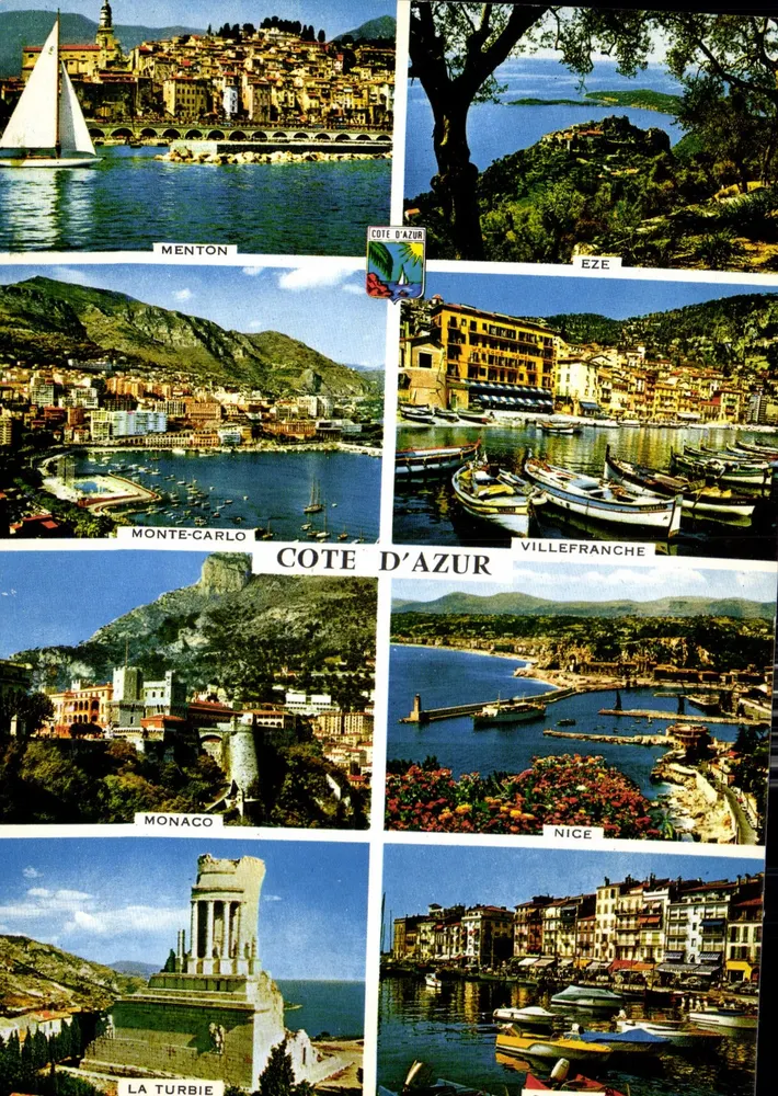 Costa Azul — Locais turísticos — Edições GILLETIA, n° 090 - Frente