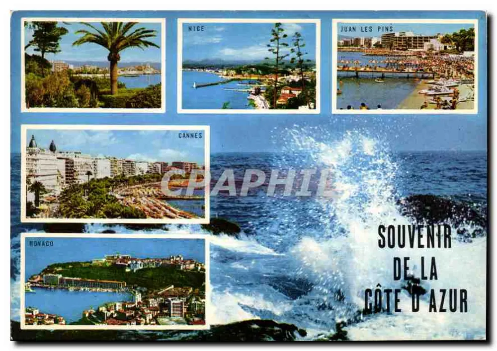 Côte d'Azur — Erinnerung an die Côte d'Azur — Editions S.E.P.T. - Vorderseite