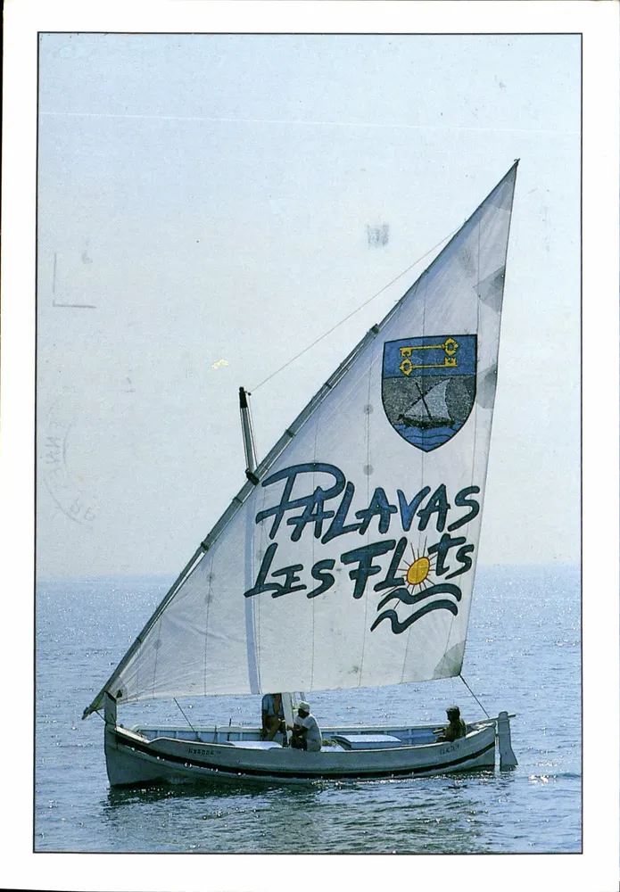 Palavas-les-Flots — Barco a vela — Ediciones Meridionales - Anverso