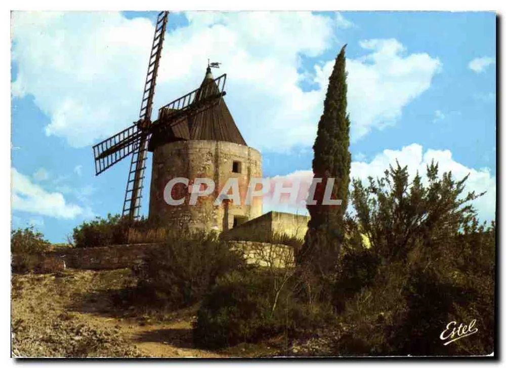 Mühle von Daudet — Provence — Verlag Estel, Seriennummer nicht sichtbar - Vorderseite