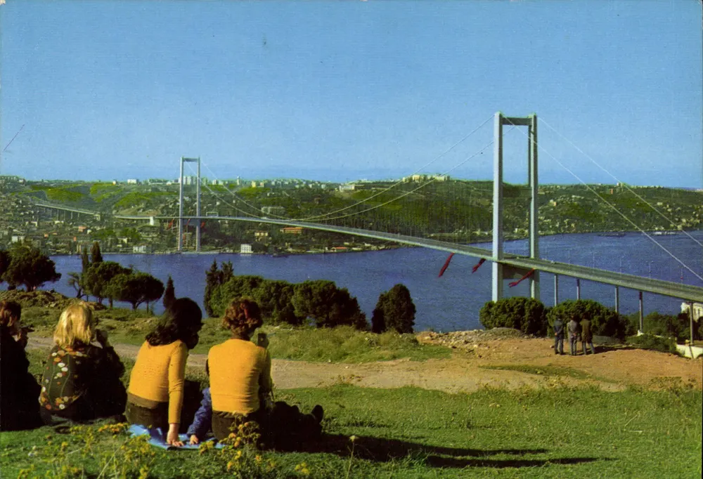 Most Bosphoru — Istanbul, Turcja — Wydawca: Panorama Turizm ve Ticaret Müessesesi - Awers