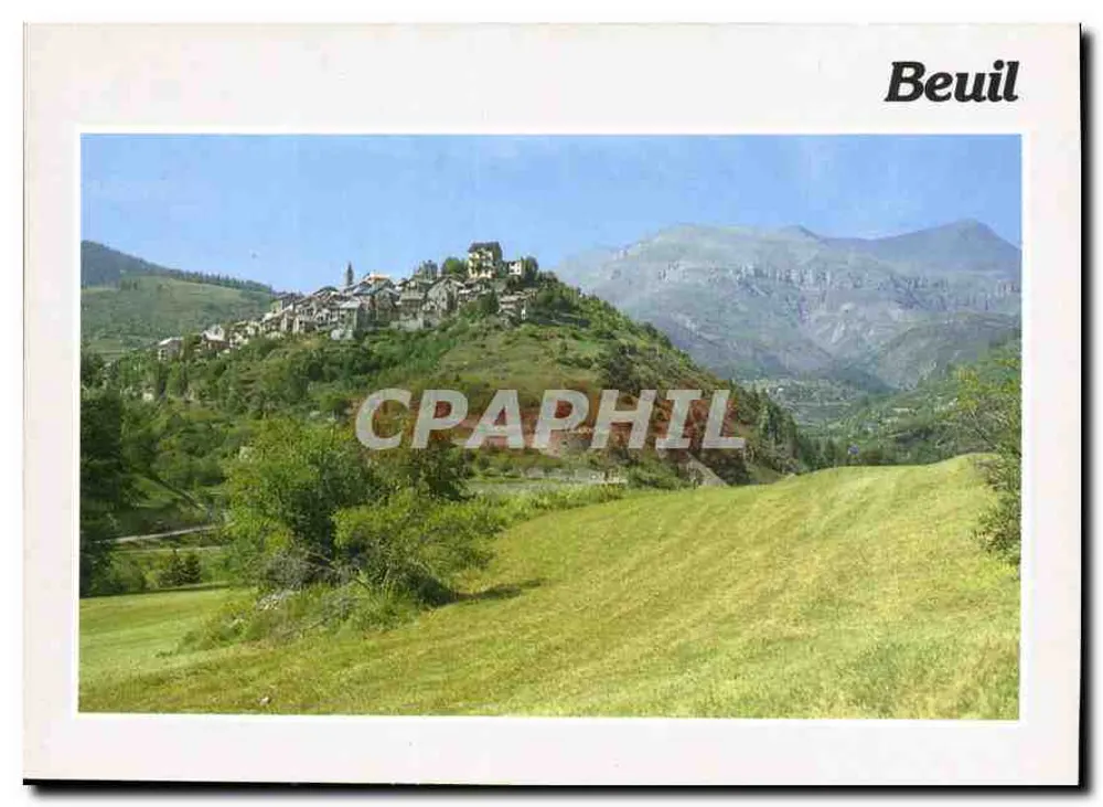 Beuil — vilarejo situado na montanha — Éditions S.M.D. Impressions Combier - Frente