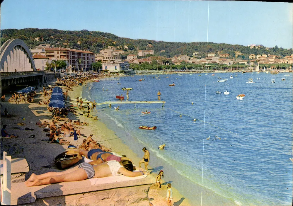 Strand von Sainte-Maxime — Allgemeine Ansicht — Edition BANDOL - Vorderseite