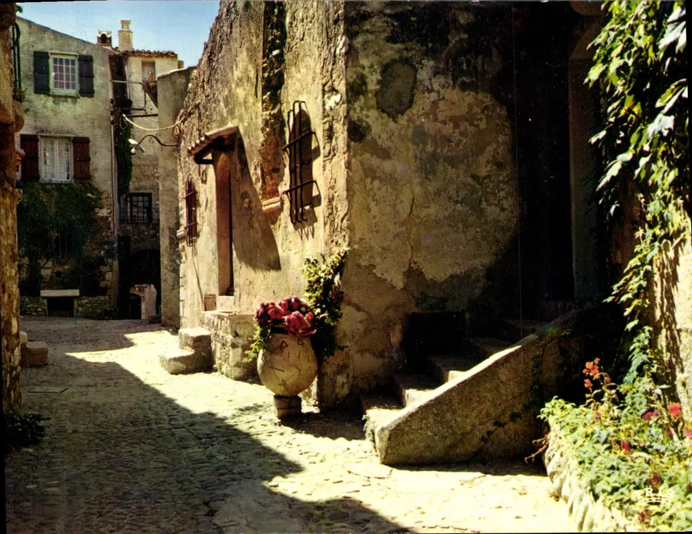 Gasse in einem provenzalischen Dorf — Reflexionen der Côte d'Azur — Éditions Diplomochrome - Vorderseite