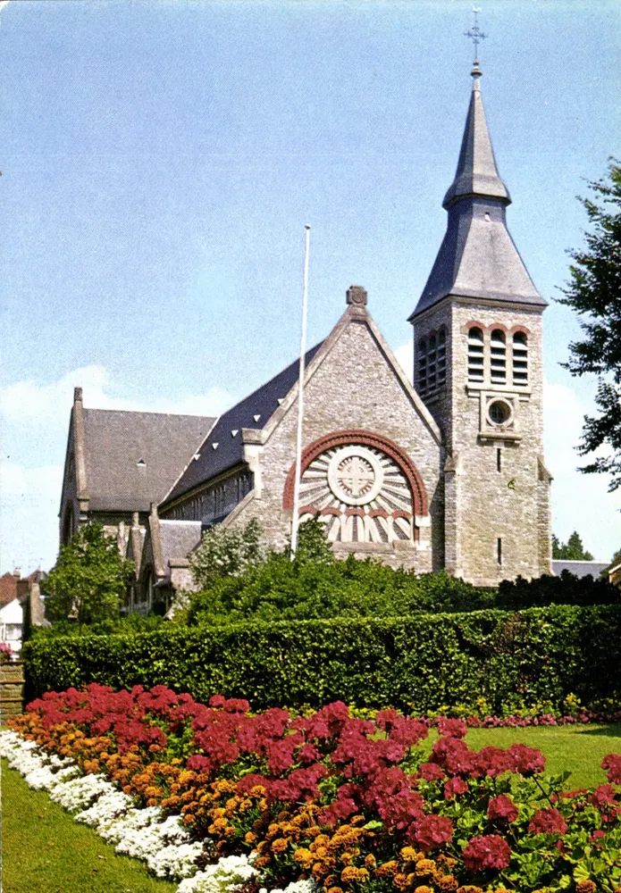 Kościół w Le Touquet — Wydawca Pierron, nr 3873 - Awers