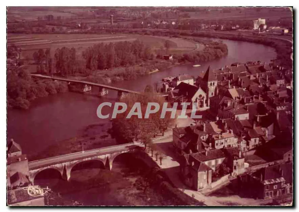 Verdun-sur-le-Doubs — Die Place und der Pont Saint-Jean — Verlag Combier - Vorderseite