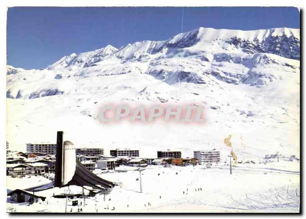 Die Alpe d'Huez — Panoramablick — Verlag EDY - Vorderseite