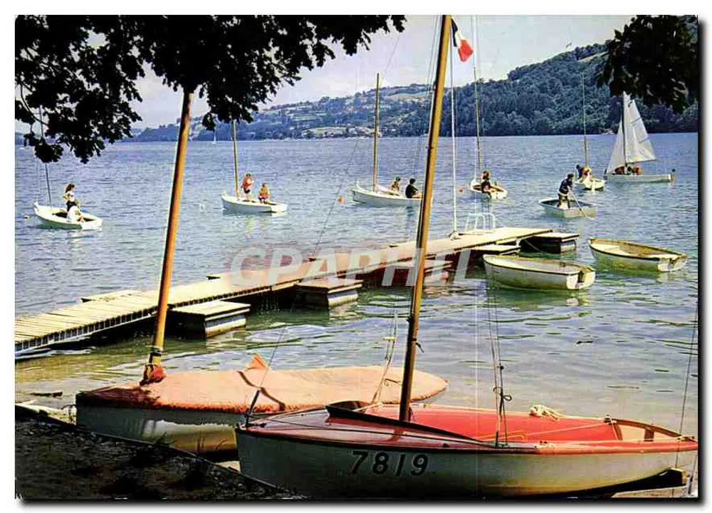 Charavines-les-Bains — Het Nautische Centrum — uitgever C. Cellard, Bron - Voorkant