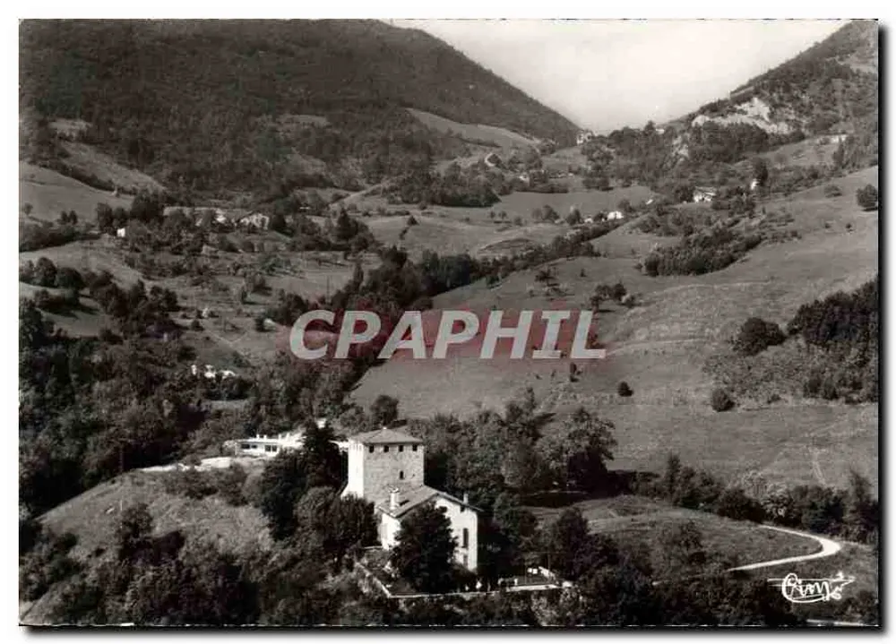 Corenc (Isère) — La Tour des Chiens und Col de Vence — Vogelperspektive — gedruckt von Combier - Vorderseite