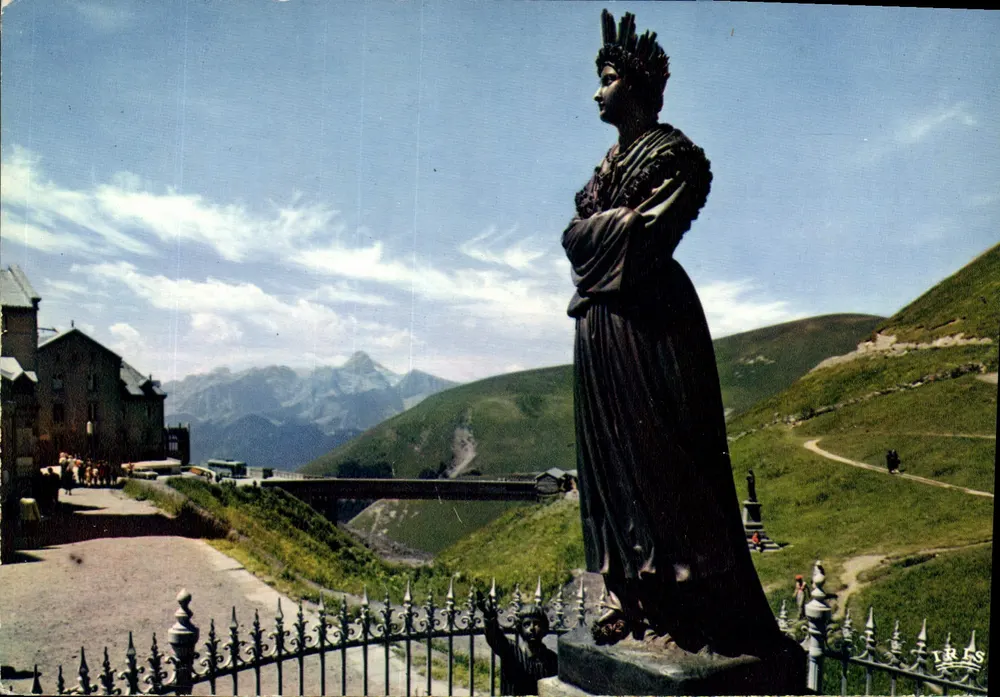 Wallfahrtskirche La Salette — Notre-Dame de la Salette (1770 m) — Wallfahrtskirche La Salette, Corps (Isère), französische Ausgabe - Vorderseite