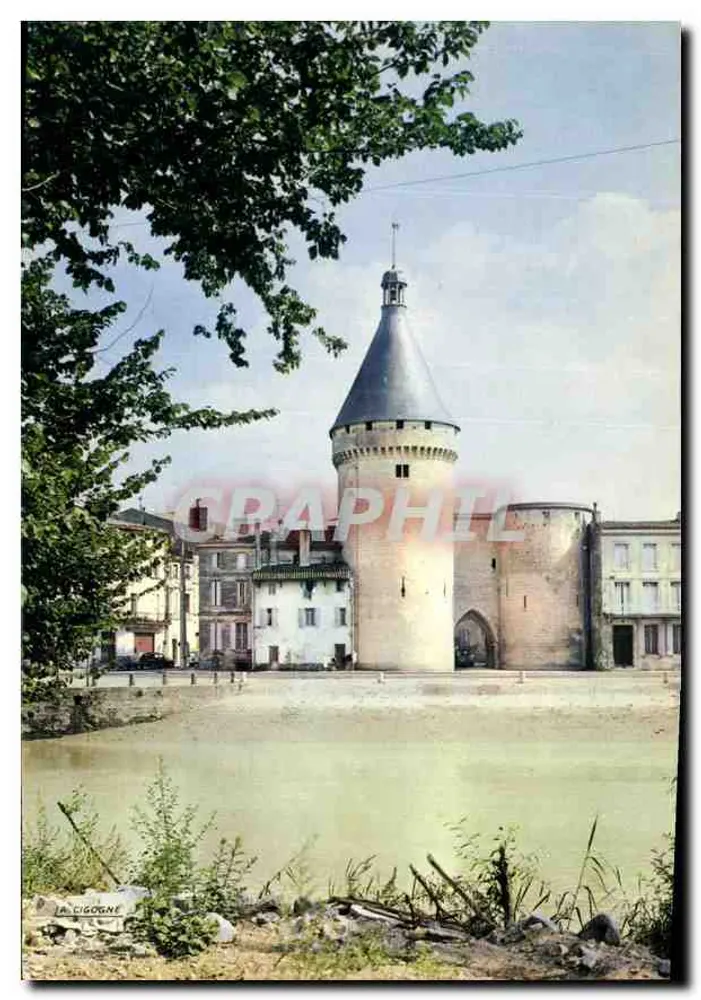 Libourne — Die Kai und die Uhrturm — A. Cigogne - Vorderseite